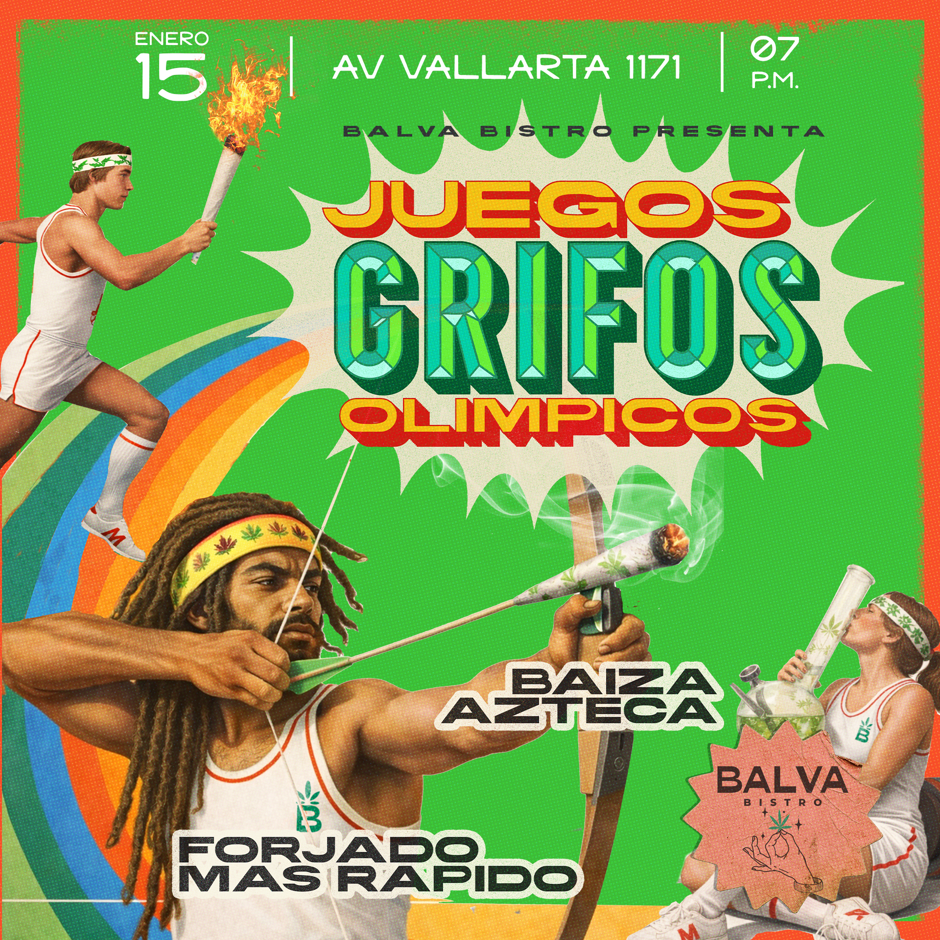 REGRESAN LOS JUEGOS GRIFOS OLIMPICOS 2026! – Balva Bistro- Cocina Cannábica
